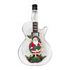 Santa Claus Christmas Guitar Shaped Decanter Snowman Xmas Tree Guitar Liquor Storage Bottle Ornaments Clear Glass Bottle