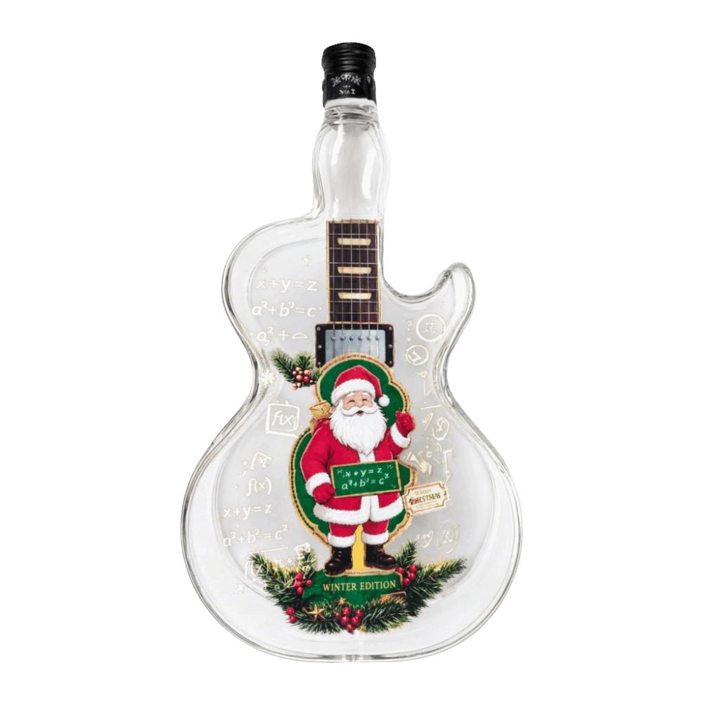 Santa Claus Christmas Guitar Shaped Decanter Snowman Xmas Tree Guitar Liquor Storage Bottle Ornaments Clear Glass Bottle