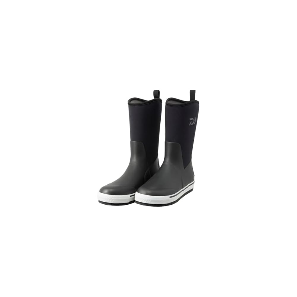 Daiwa FB-3550-T Black Boots Size L Waterproof Durable Outdoor Footwear