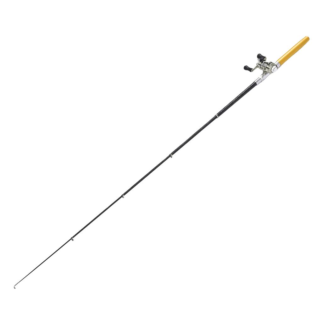 Fishing Rod Reel Combo Pen Portable Telescopic Lightweight Fib glass Fishing Rod Pen for Riv Lake