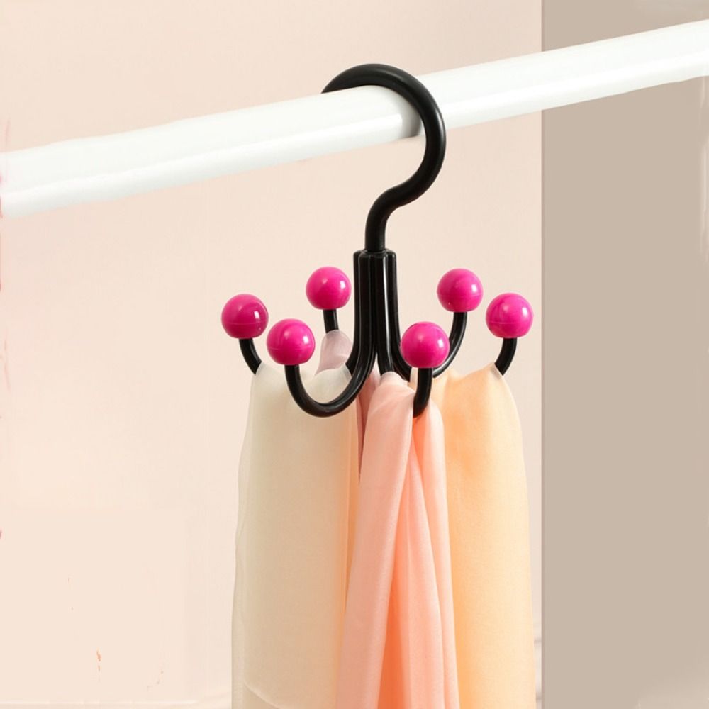 6pcs Six Claws Dopamine Hook Hanger Space-Saving Multi-Functional Hooks Home Storage