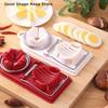 dailyStainless Steel Egg Slicer Multipurpose Multifunctional Kitchen Tool for Cutting Eggs Fruits Veggies Efficiently