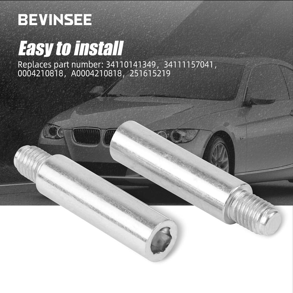 Bevinsee 4Pcs Caliper Guide Slider Pins Compatible with E46 E92 E36 E85 E86 320i 325i 325xi 328i 328xi 330i