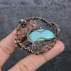 Triplet Opal Handmade Copper Wire Wrap Jewelry Pendant 2.17" E5p20