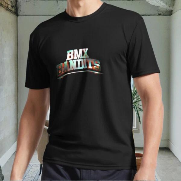 

New BMX Bandits Typography Active Logo Men s Black T shirt Funny Size S to 5XL M