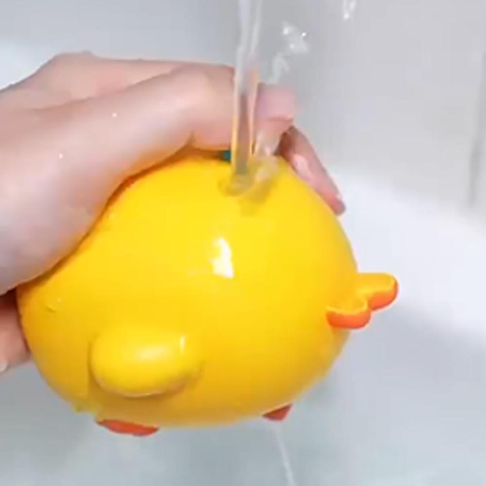 Spray Water Baby Bath Toys Yellow Chicken Swimming Water Toys Water Squirt Toy Summer