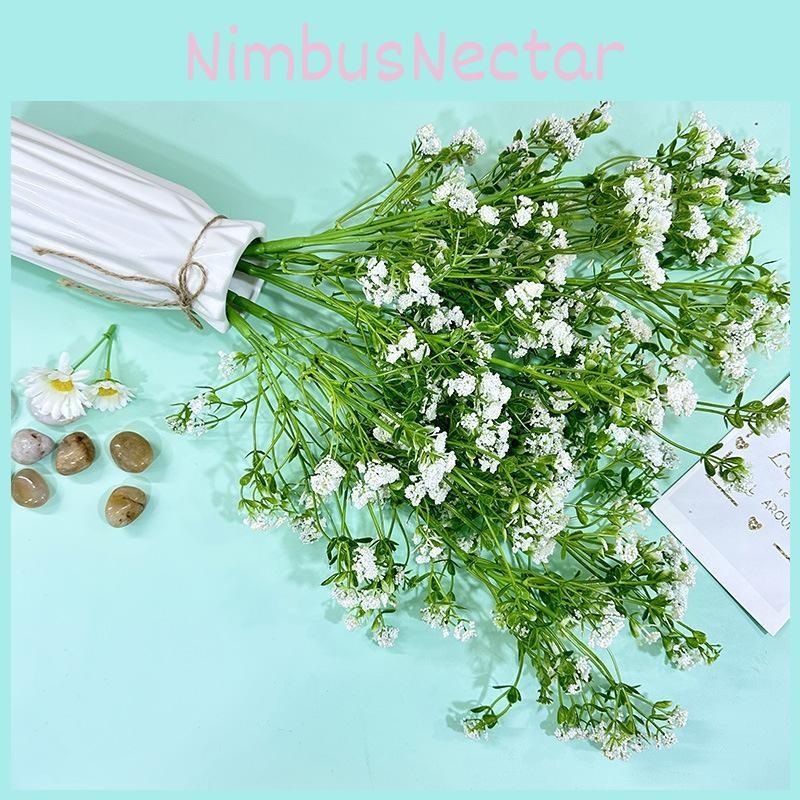 L Gypsophila Paniculata Faux Plastic Flowers For Wedding Arch And Decor Home