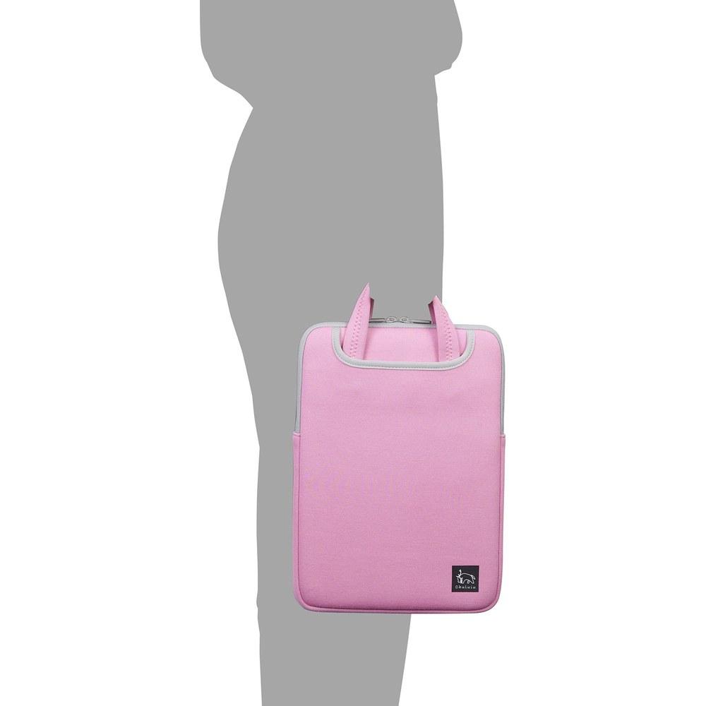 Hakuba Chululu PC Inner Bag 11.6-inch Pink AMZSCH-PIB116PK Vertical Style Handle Compatible with MacBook Pro 13-inch MacBook Air Surface Pro X Surface