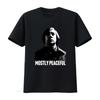 Mostly Peaceful No Country for Old Men Anton Chigurh Heavy Cotton T Shirt Vintage Washed Fashion Streetwear Casual Stretched