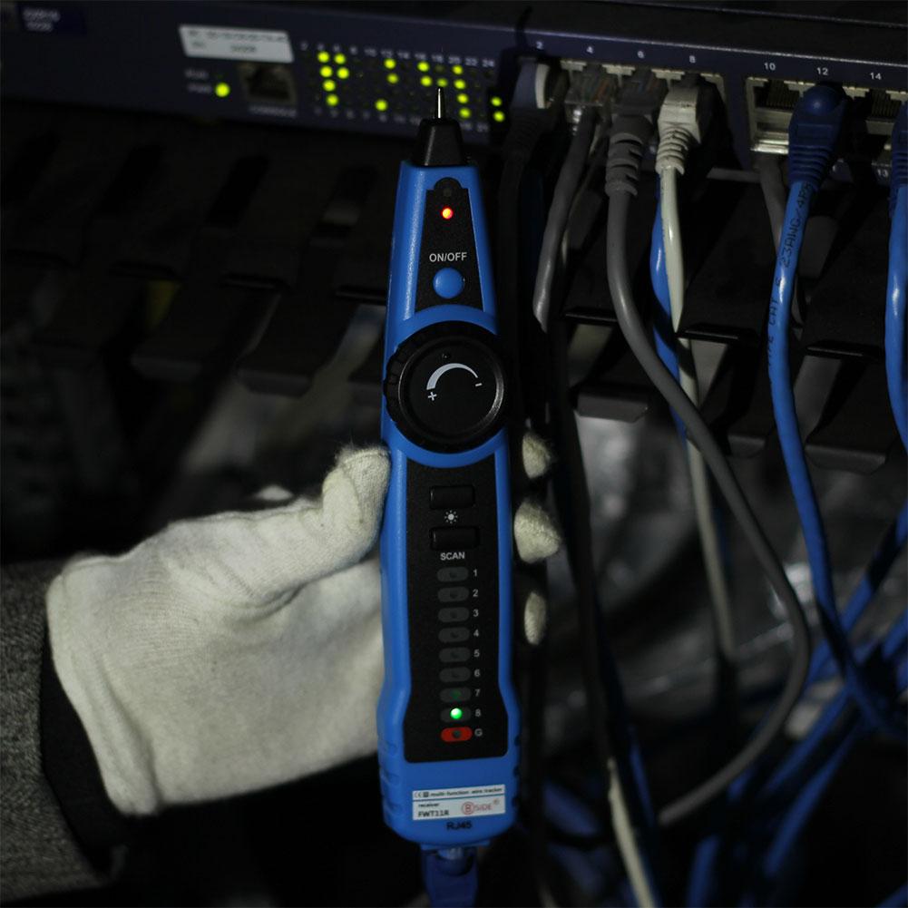 BSIDE Wire Network Cable Tester Rj45 Tracker Fwt11 Rj11 Cable Ethernet Line Finder