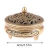 Censer Incense Burner Metal Incense Burner Holder With Cross Aromatherapy Small Ornament Home Decor Room Decor For Yoga Spa