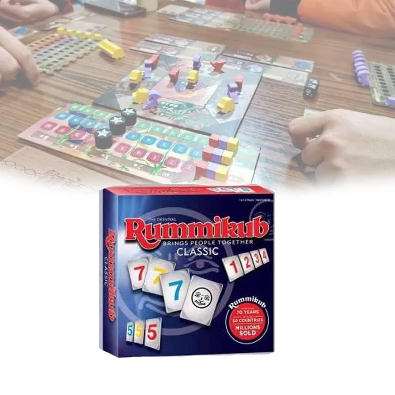 High Quality Blue Israeli Mahjong English Board Games With Vibrant Plastic Design