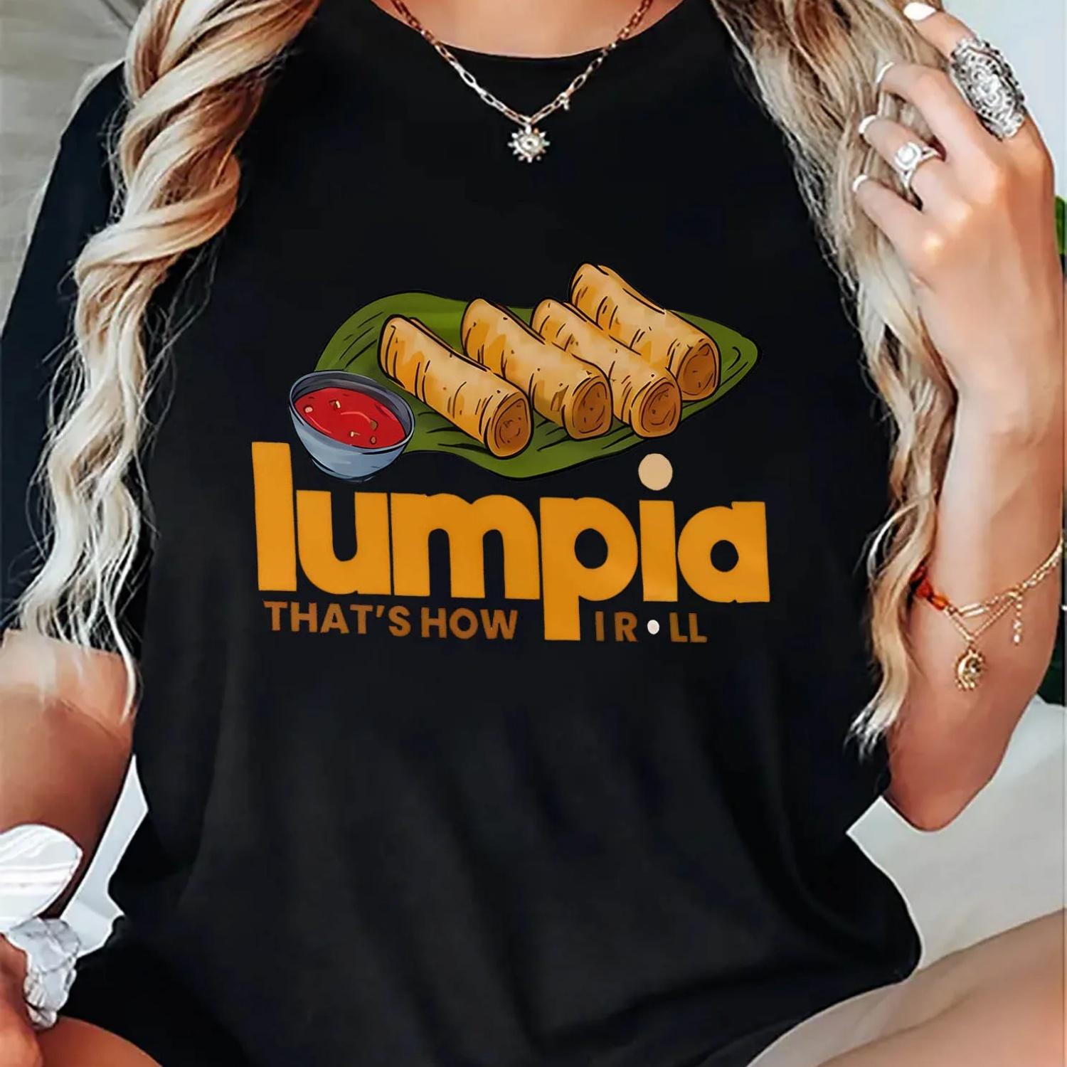 

S Casual Crew Neck T-Shirt with Lumpia Graphic Print Geometric Harajuku Sleeve Casual Clothing Street Aesthetic Clothes S чёрный