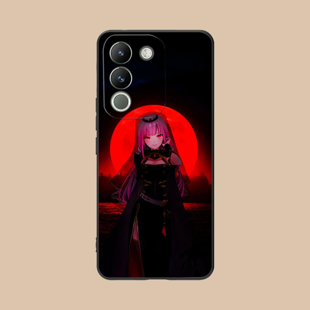 Holo Mori Calliope Matte TPU Mobile Phone Case for VIVO V60 V50 V40 V30 V29 V27 V25 V23 Pro Lite 5G Colorful Printing Cover