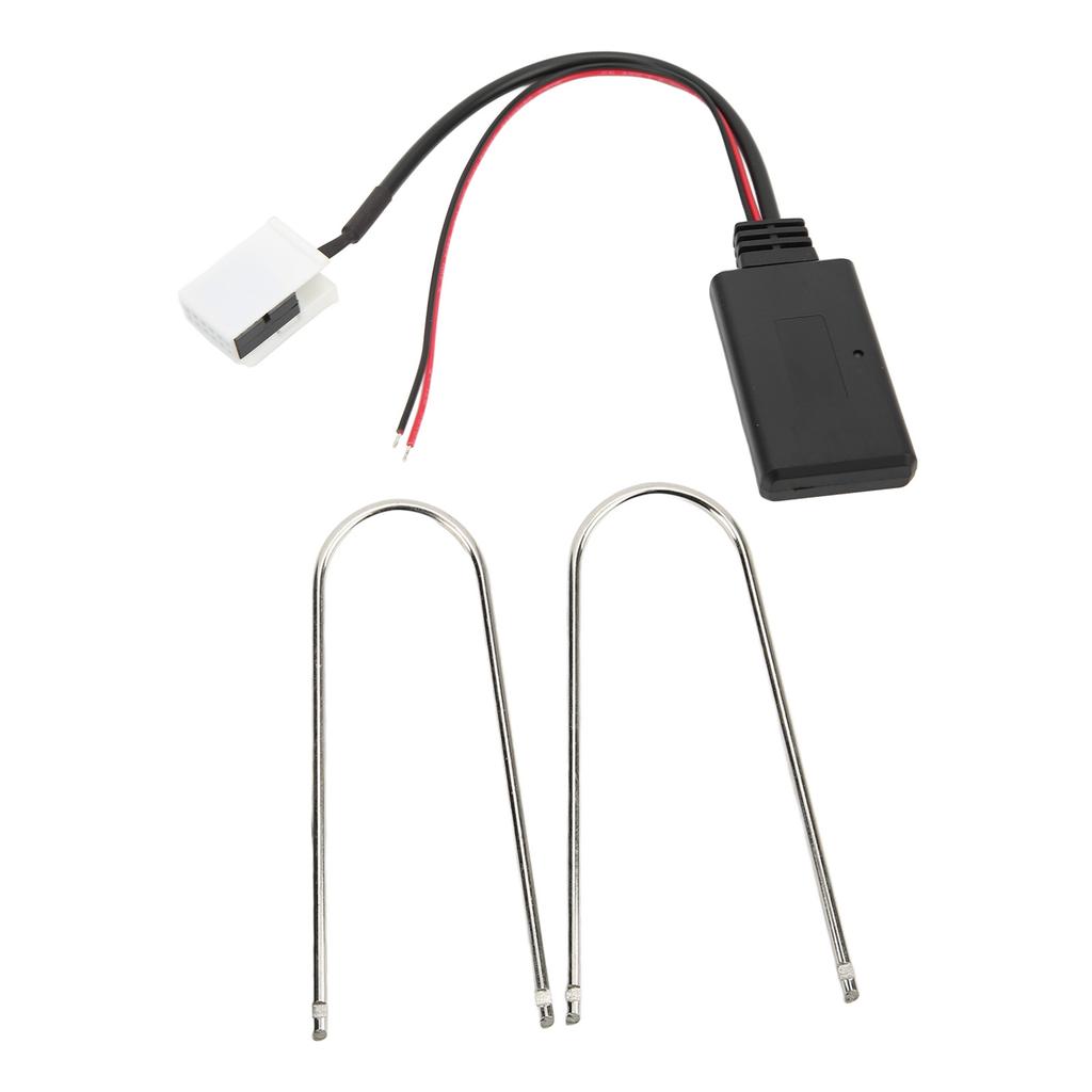 12Pin Bluetooth Module AUX IN Cable Adapter with 2 Remover Replacement for 307 307SW 407 407SW