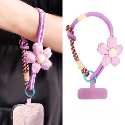 New Suitable For Mobile Phone Lanyard Short Wrist Portable Bold Men And Women Outdoor Mountaineering Chain Key Chain Bag Chain
