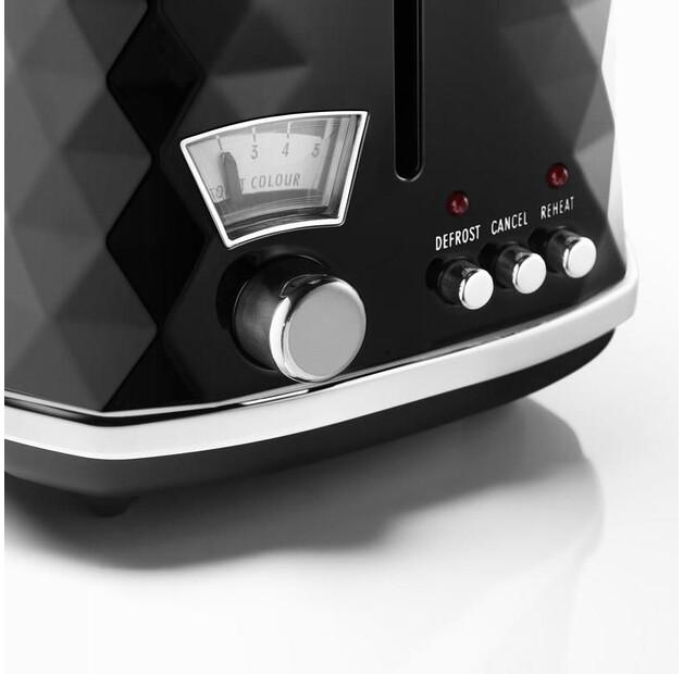 Toaster De'Longhi Brillante CTJ 2103.BK schwarz