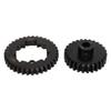 RC 35T Spur Gear Steel Wear Resistant Fine Workmanship M1.5 RC Spur Gear Pinion Set for TRAXXAS 15