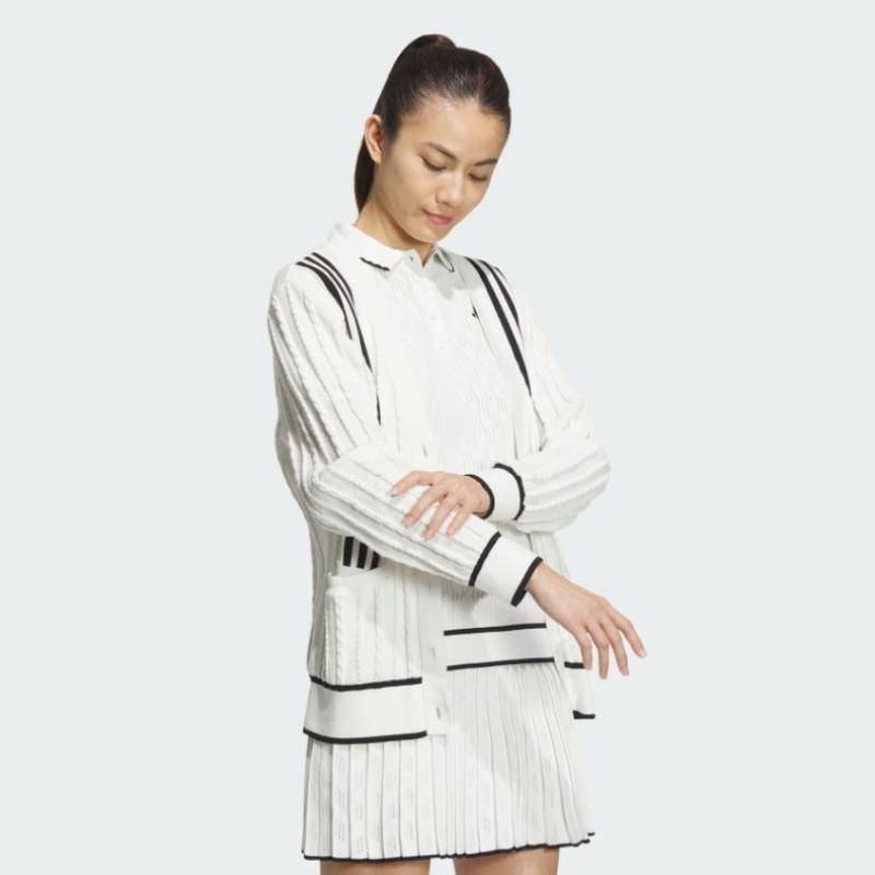 Adidas Golf 2024 S S Women Golf Prime Knit Cardigan In6624