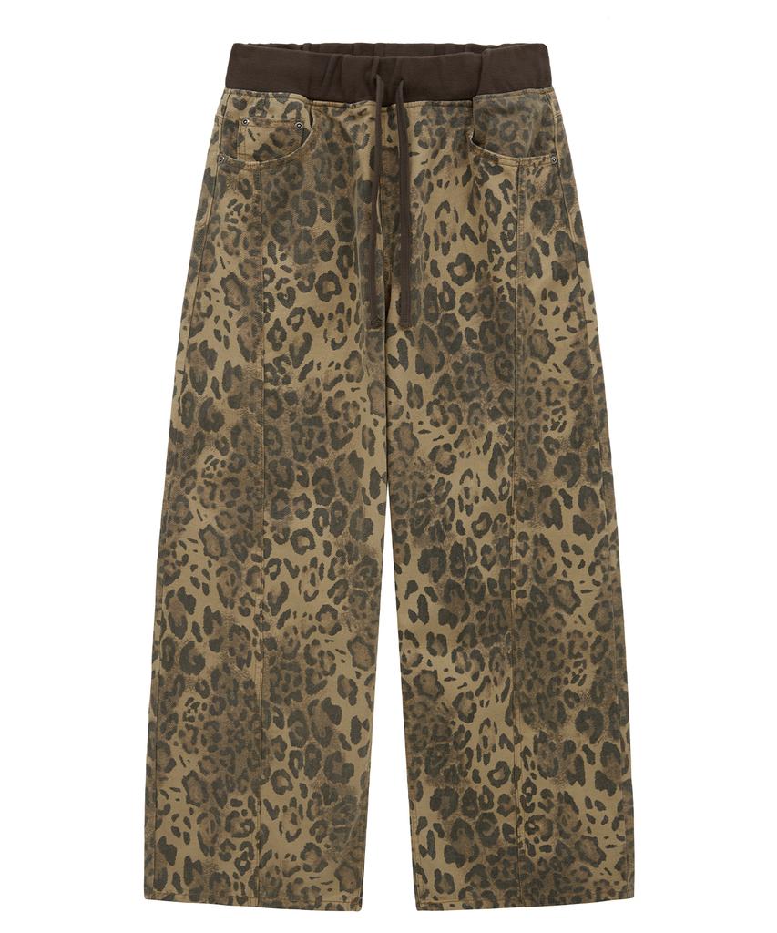 MIDNIGHT MOVE Bd Leopard Pants (Beige)