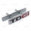pbhsg2 3D Metal TDCI Letters Car Front Grille Hood Emblem Badge Decals For Ford Kuga Explorer Transit Accessories