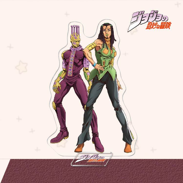 JoJo's Bizarre Adventure Animation Comics Peripheral Toys JOJO Dio Acrylic Stand-Up Sign Anime Action Figure Model Collection