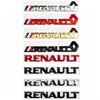Car Emblem Sticker Accessories For Renault RS Clio Megane 2 3 4 Captur Trafic Twingo Scenic 2 Kadjar Zoe Kangoo Duster Master Ka D111