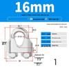 Galvanized Steel Wire Rope U-Clamps