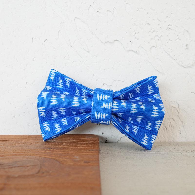 MUTTCO Blue Sea Forest Pet Cat Collar with Golden Bell - UCC-155B