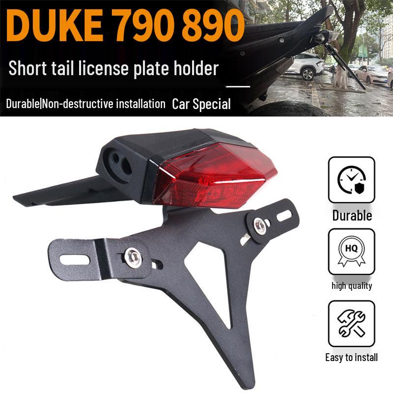 LED License Plate Holder for KTM 790/890 DUKE - Modified EP Short Tail Style 790 DUKE