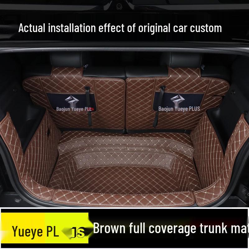 Baojun Yep Plus Trunk & Tail Box Mat: Fits 26 Models, Fully Enclosed, for 4 or 5-Seaters.