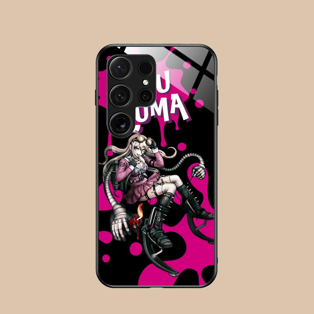 Danganronpa Miu Iruma Phone Case for Samsung Galaxy S26 S25 S24 S23 S22 S21 S20 Note20 Plus FE Ultra Glass Protective Cover
