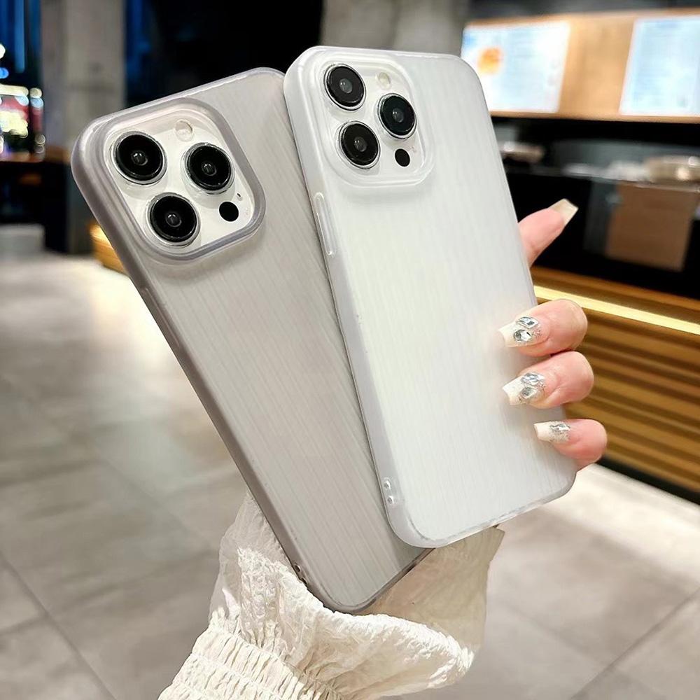 Skin Friendly Phone Case for iPhone 11 12 13 14 15 16 iPhone 11 12 13 14 15 16 Pro 12 13 14 15 16 Pro Max Luxury Corrugated Pattern Shockproof Cover