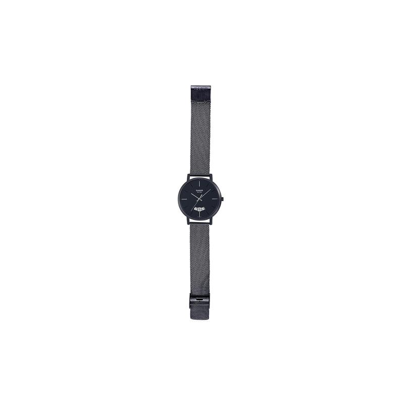 Casio STANDARD Series Wire Mesh WR50M Waterproof Quartz Movement Stainless Steel Strap Japanese and Korean Watch Men's Watch Black MTP-B100MB-1EVDF