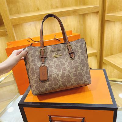 Summer Fashion Retro Printed Bag Women's New Classic Tote Bag Versatile Portable Shoulder Bag Oblique Span Bag