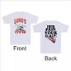 Vintage 90's Lords Jesus Christ God Gym Vintage Front And Back Men's T-Shirt Short Sleeve Shirt Unisex Men Women Summer