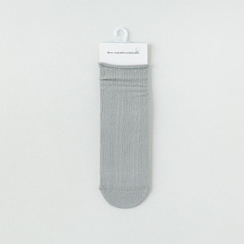 Socks Stacking Socks Combed Cotton Medium Tube Socks Mesh Thin Hollow Breathable Ballet Shoes Socks
