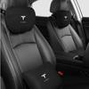 Zertifiziert original Für Tesla Model Y Juniper Tesla Model 3 S Highland Innenraum Auto Zubehör Auto Wildleder Kopfstütze Lendenkissen