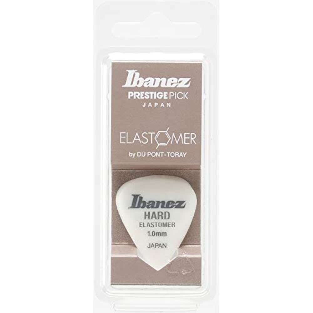 Ibanez: A new-feeling pick made from a new elastomer material. 3-pack. Teardrop shape. HARD 1.0mm...