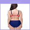 Bikini Sexy Moda Donna Colore Unico Due Pezzi Costume da Bagno Diviso di Qualità Premium per Divertimento in Spiaggia