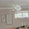Modern Italian Designer Luxury Celling Light Decorative Silk Light Pendant Lighting Fabric Hanging Lamp Chandelier for Home