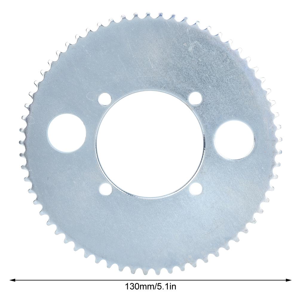 Elektrisk Sparkesykkel Tannhjul 65 Tenner Kjede 4 Hull Kranksett Drevplate for 25H Liten Kjede