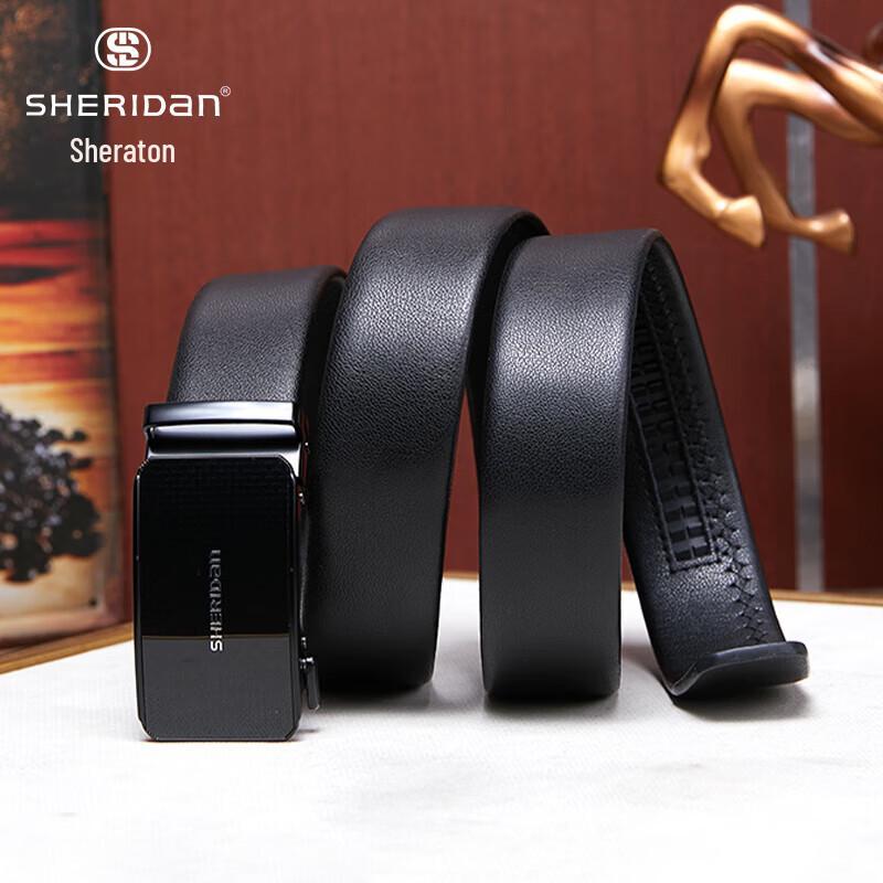 Мужской кожаный ремень Sheraton 120cm