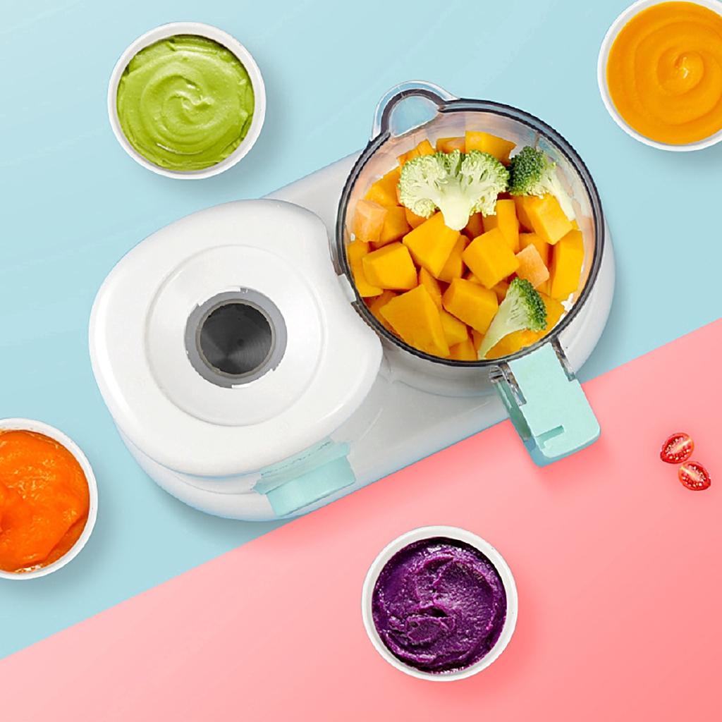Electric Baby Food Maker Steamer Mixing Grinder Mini-Blender Food Processor Chopper Cooking Grinders 190ml