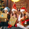 Adorable Cartoon Santa Claus Interactive Puzzle Diy Face Stickers For Kids Fun