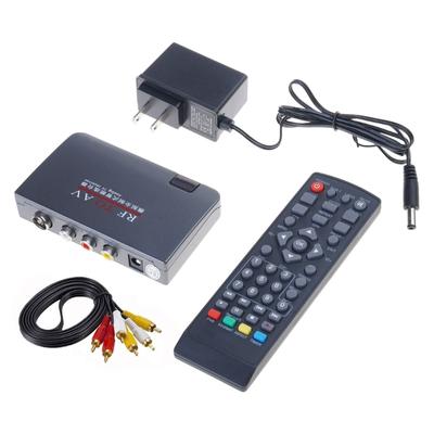 Universal RF To Video Converter Channel Select Supports NTSC Formats for Seamlessly Old TV Connection