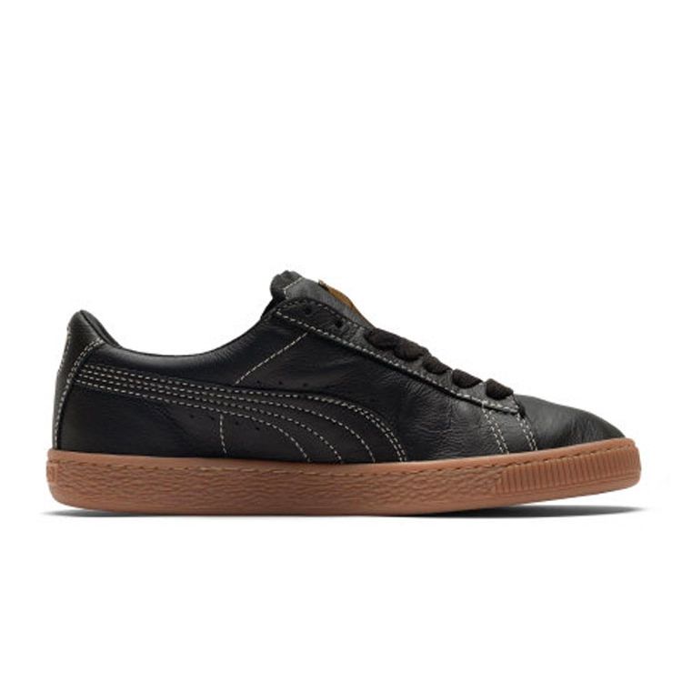 Puma Basket Classic Gum Deluxe Low Top Sneakers Unisex Sneakers Black 366612-04