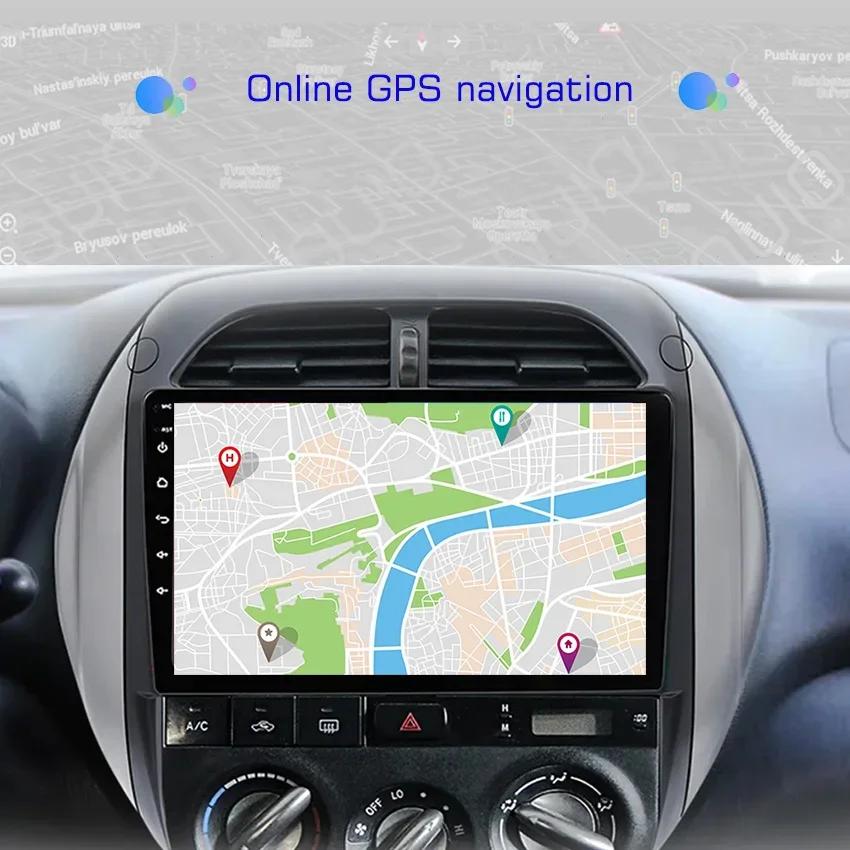 8GB+128GB Android Radio For TOYOTA RAV4 2003 2004 2005 Car stereo Multimedia Player Carplay Auto GPS navigation 2DIN