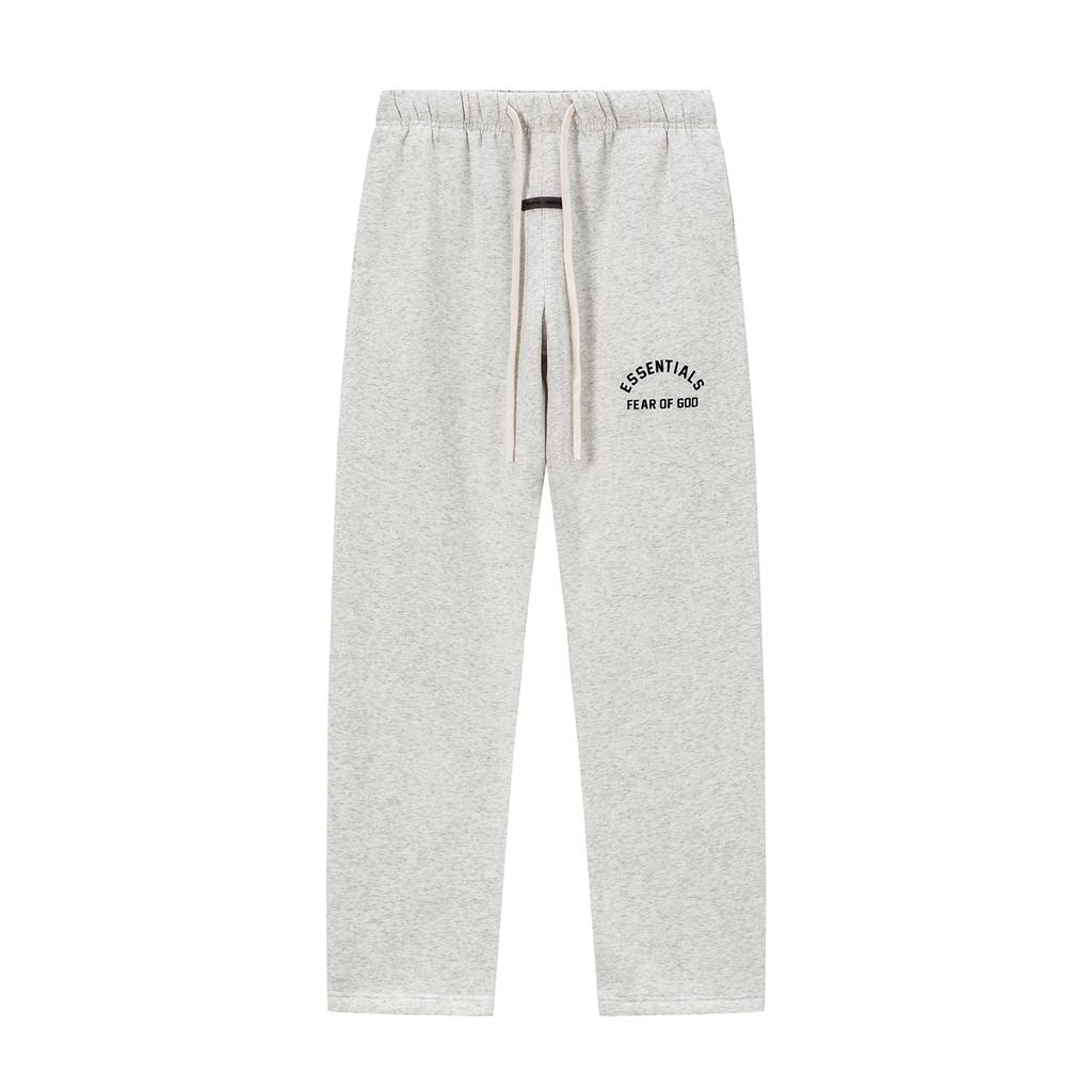 FG351 Unisex Pantaloni della Tuta Fear Of God Essentials con Stampa Lettere Gamba Dritta Larga Coulisse Pantaloni Jogger Streetwear Pantaloni Casual per Uomo Donna