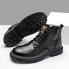 2026 New Men's Warm Leather Boots Genuine Cowhide Wool Lined Non - slip Ankle Boots for Outdoor Autumn Winter Size 38 - 44
